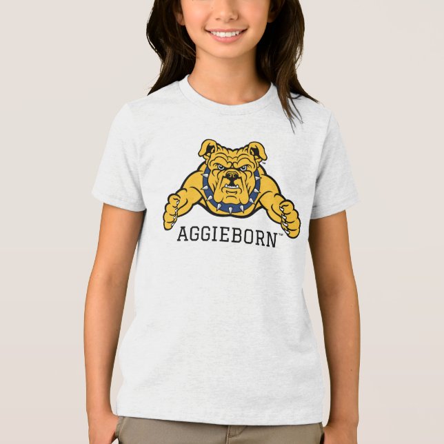 North Carolina A&T Staat University | Bulldog Tri-Blend Shirt (Vorderseite)