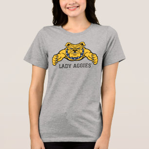 North Carolina A&T Staat University Bulldog Tri-Blend Shirt