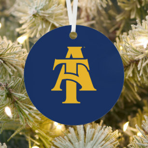 North Carolina A&T Staat University Ein Logo 2 Ornament Aus Metall