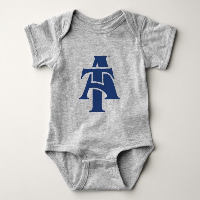North Carolina A&T Staat University | Ein Logo Baby Strampler (Vorderseite)