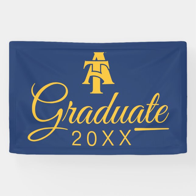 North Carolina A&T Staat University | Ein Logo Banner (Horizontal)