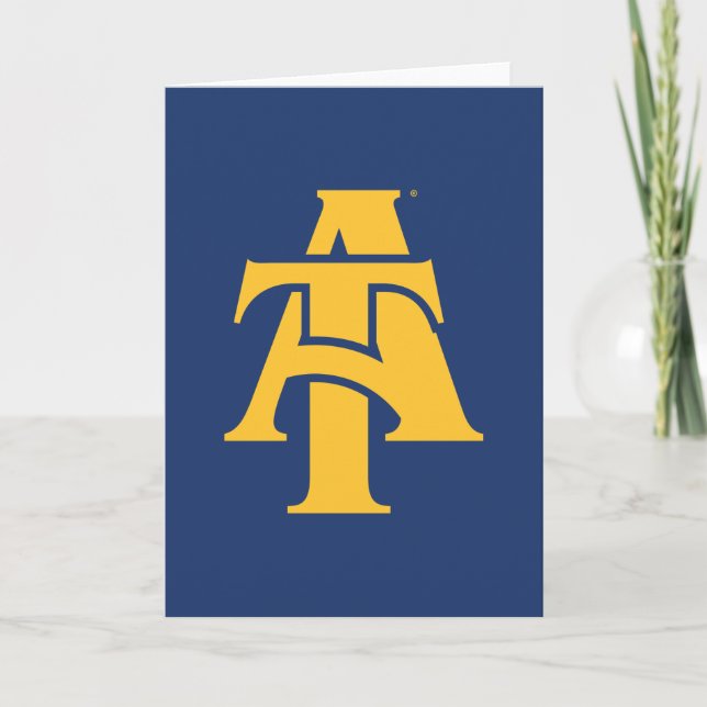 North Carolina A&T Staat University | Ein Logo Karte (Vorderseite)