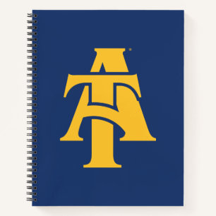 North Carolina A&T Staat University   Ein Logo Notizbuch