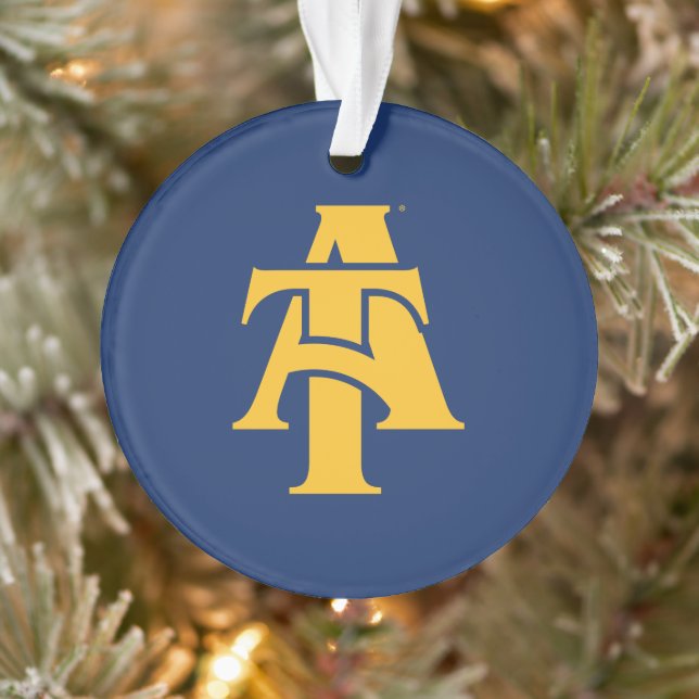 North Carolina A&T Staat University | Ein Logo Ornament (Baum)