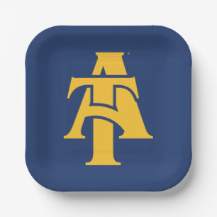 North Carolina A&T Staat University   Ein Logo Pappteller