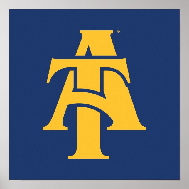 North Carolina A&T Staat University | Ein Logo Poster (Vorne)