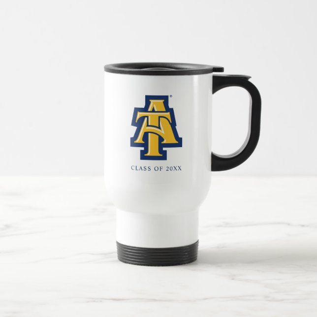 North Carolina A&T Staat University | Ein Logo Reisebecher (Rechts)