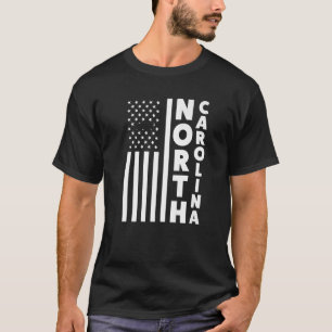 North Carolina American Staat Usa 3 T-Shirt