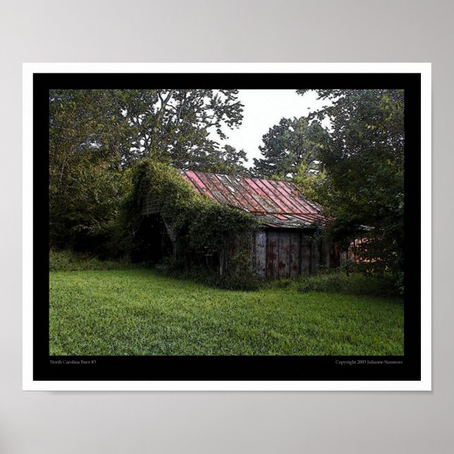 North Carolina Barn #3 Poster (Vorne)