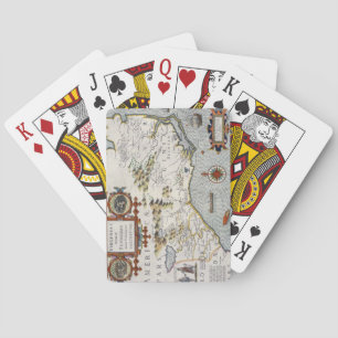 North Carolina, betitelt 'Virginiae Einzelteil und Spielkarten