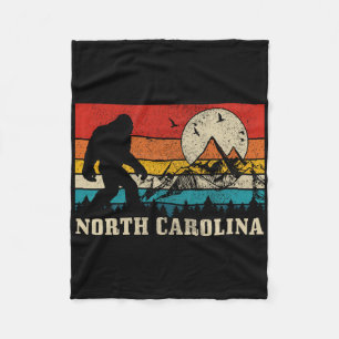 North Carolina Bigfoot Vintage Berge Wandern Ca Fleecedecke