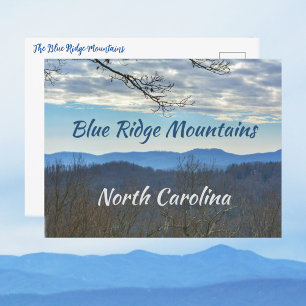 North Carolina Blue Ridge Mountains Fotografie Postkarte
