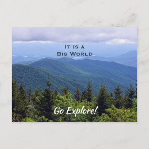 North Carolina Blue Ridge Mountains Postcard Postkarte