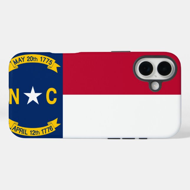 North Carolina Case-Mate iPhone Hülle (Rückseite (Horizontal))