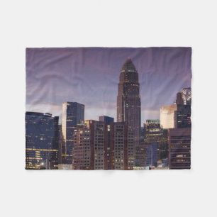 North Carolina, Charlotte, erhöhte Ansicht Fleecedecke