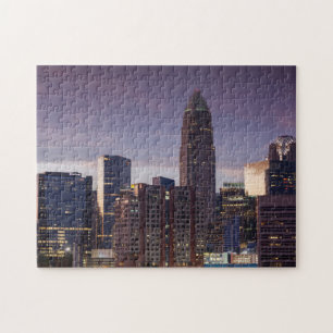 North Carolina, Charlotte, erhöhte Ansicht Puzzle