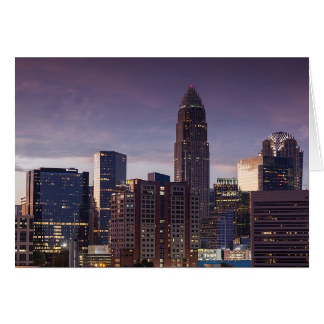 North Carolina, Charlotte, erhöhte Aussicht (Vorderseite (Horizontal))