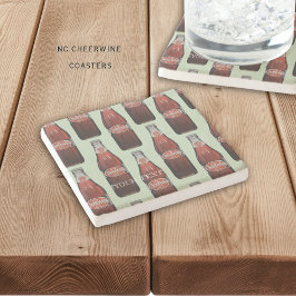 North Carolina Cheerwine Stone Coaster Steinuntersetzer