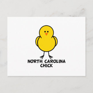 North Carolina Chick Postkarte