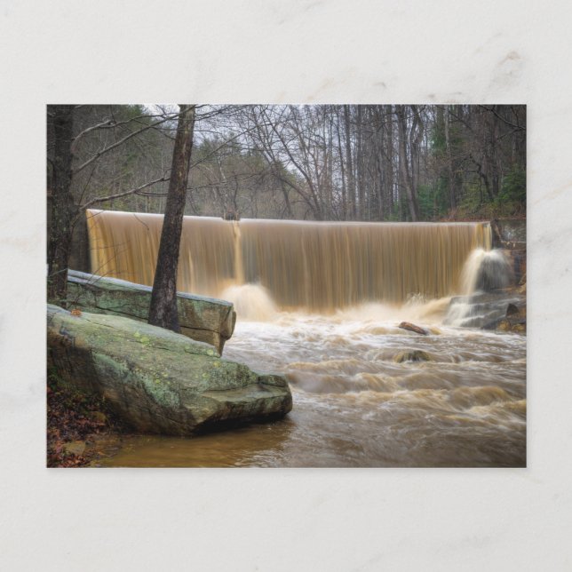 North Carolina Dam übertreiben Postkarte (Vorderseite)