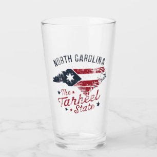 North Carolina Der Staat Tarheel Glas