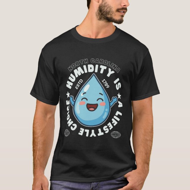 North Carolina Feuchtigkeit T-Shirt (Vorderseite)