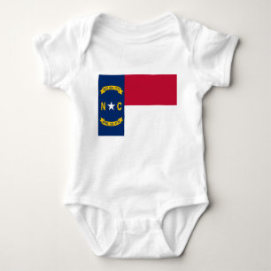 North Carolina Flag Baby Bodysuit Baby Strampler