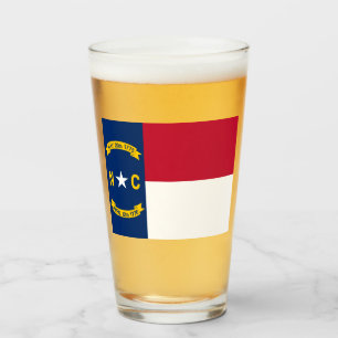 NORTH CAROLINA FLAG GLAS