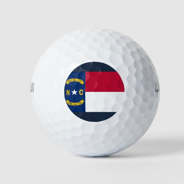 NORTH CAROLINA FLAG GOLFBALL (Vorderseite)