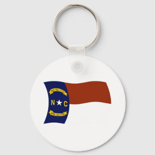 North Carolina Flag Schlüsselanhänger