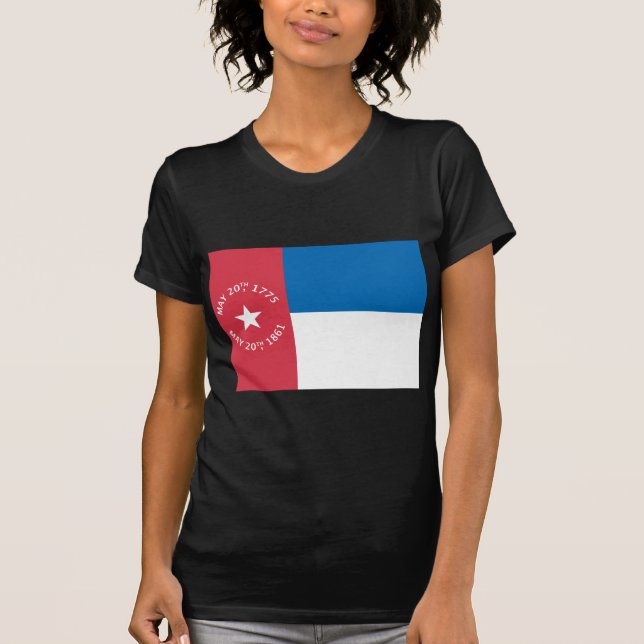 North Carolina-Flagge (1861-1885) T-Shirt (Vorderseite)