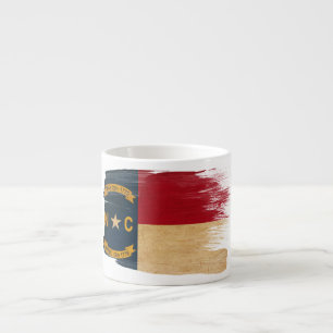 North Carolina-Flagge Espressotasse