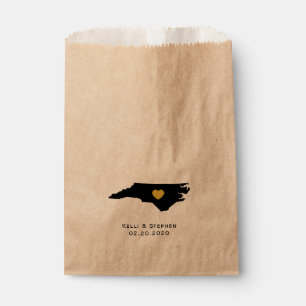 North Carolina Gastgeschenk Hochzeit Leckerei Sack Geschenktütchen