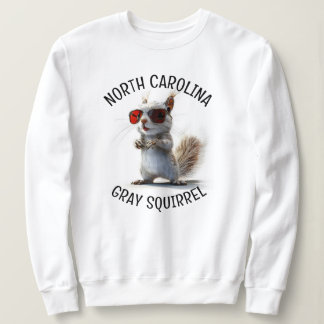 North Carolina Grau Eichhörnchen Sweatshirt