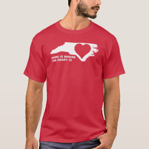 North Carolina Heimweg von State T-Shirt Tees