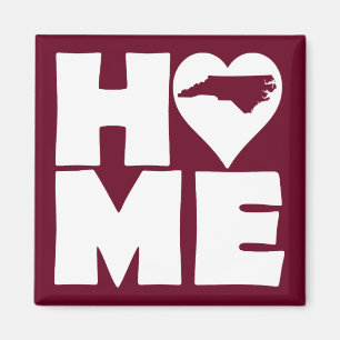 North Carolina Home Heart State Kühlschrankmagnet Magnet