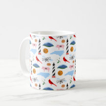 North Carolina Icons Coffee Tasse