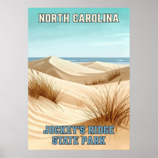 North Carolina Jockys Ridge Staat Park V03 Poster