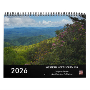 North Carolina Landschaften 2026 Kalender