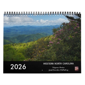 North Carolina Landschaften 2026 Kalender