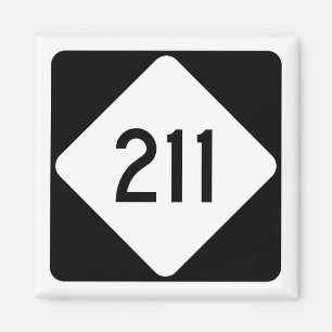 North Carolina-Landstraße 211 Magnet