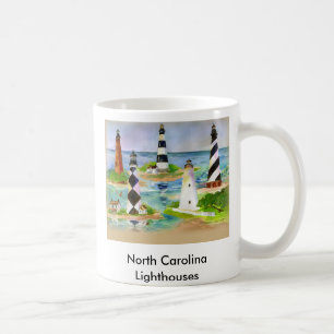 North Carolina-Leuchttürme Tasse
