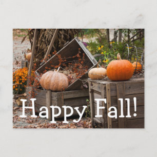 North Carolina, Linville, Herbstkürbis Postkarte