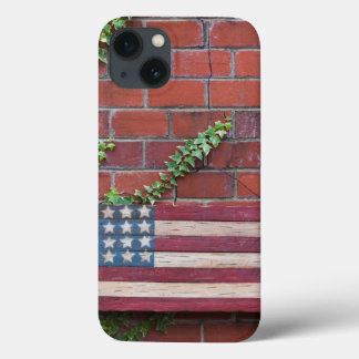 North Carolina, Linville, wooden US flag Case-Mate iPhone Hülle
