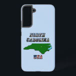 North Carolina Map Kontur, Foto und US Flag Text Samsung Galaxy Hülle<br><div class="desc">North Carolina Map Kontur, Foto & US Flag Text Produkt. Das sieht bei jedem Produkt gut aus und macht einen wunderbaren Reisegepäck. ⭐ PERSONALISIEREN Sie diese Vorlage mit Ihren Bildern. ⭐ EDIT weiter, um weitere Änderungen vorzunehmen. ⭐ ÜBERTRAGEN dieses Design auf jedes Produkt. Besuchen Sie alle meine Geschäfte auf bit.ly/SandyspiderStores...</div>