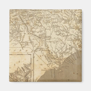 North Carolina Map von Arrowsmith Magnet