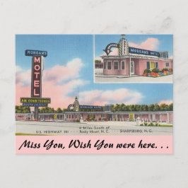 North Carolina, Morgan Motel, Rocky Mount Postkarte