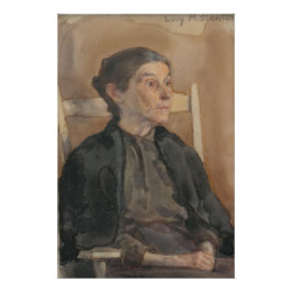 North Carolina Mountain Woman Glossy Poster