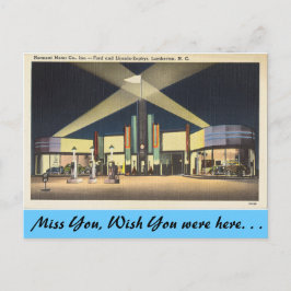 North Carolina, Norment Motors, Lumberton Postkarte