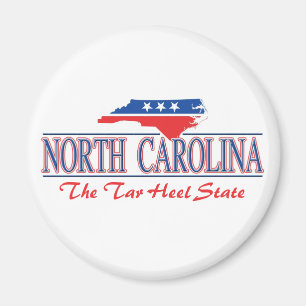 North Carolina-patriotische Magneten Magnet